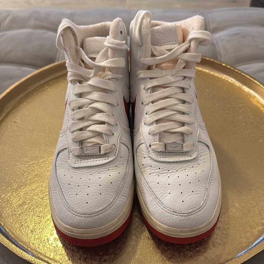 Nike Women's Air Force 1 High Sculpt Gym Red Size 8 - Picture 2 of 7